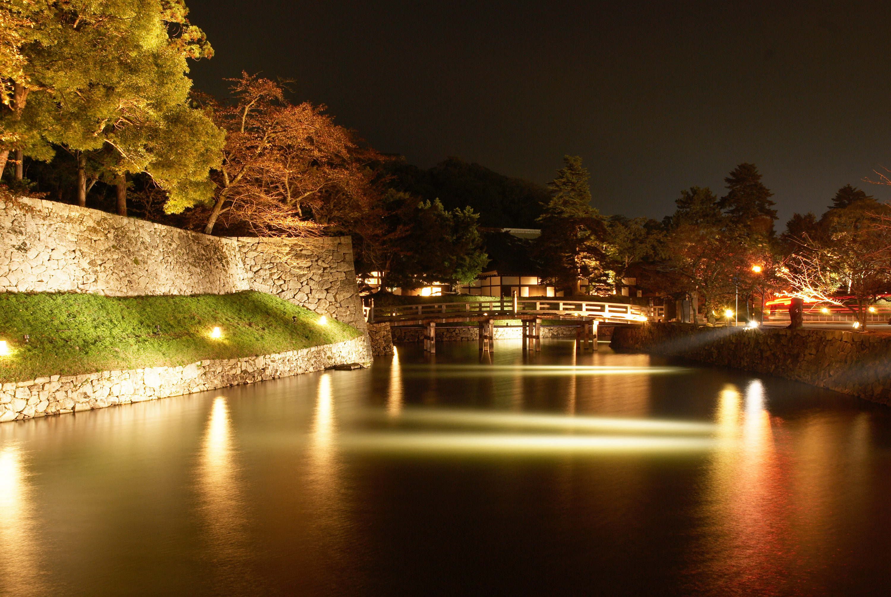 国宝 彦根城築城400年祭光の祝祭彦根城ライトアップ ひこね夢灯路 Uchihara Creative Lighting Design Inc