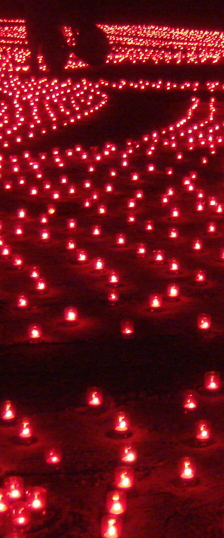 国宝・彦根城築城400年祭光の祝祭彦根城ライトアップ　「ひこね夢灯路」