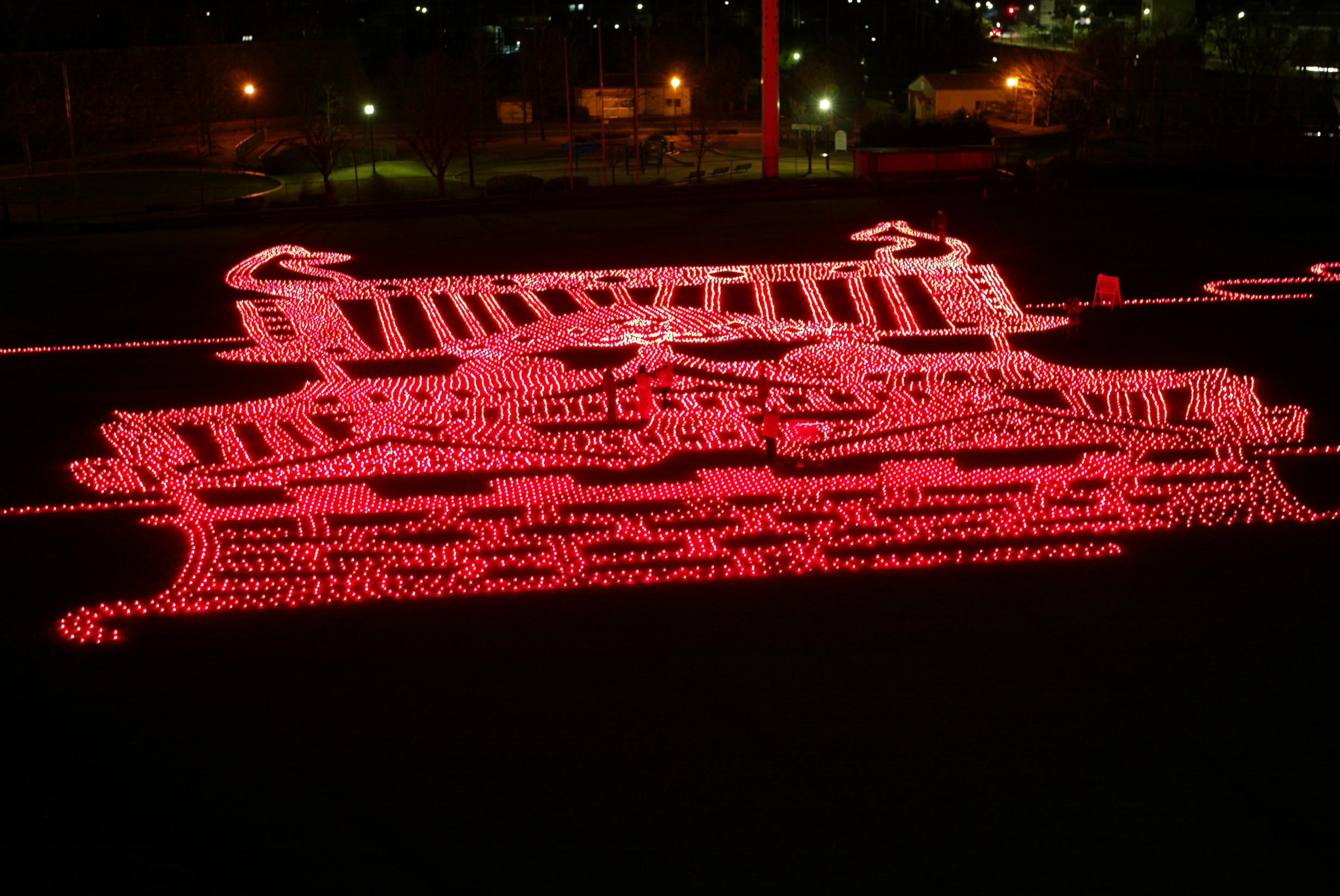 国宝・彦根城築城400年祭光の祝祭彦根城ライトアップ　「ひこね夢灯路」