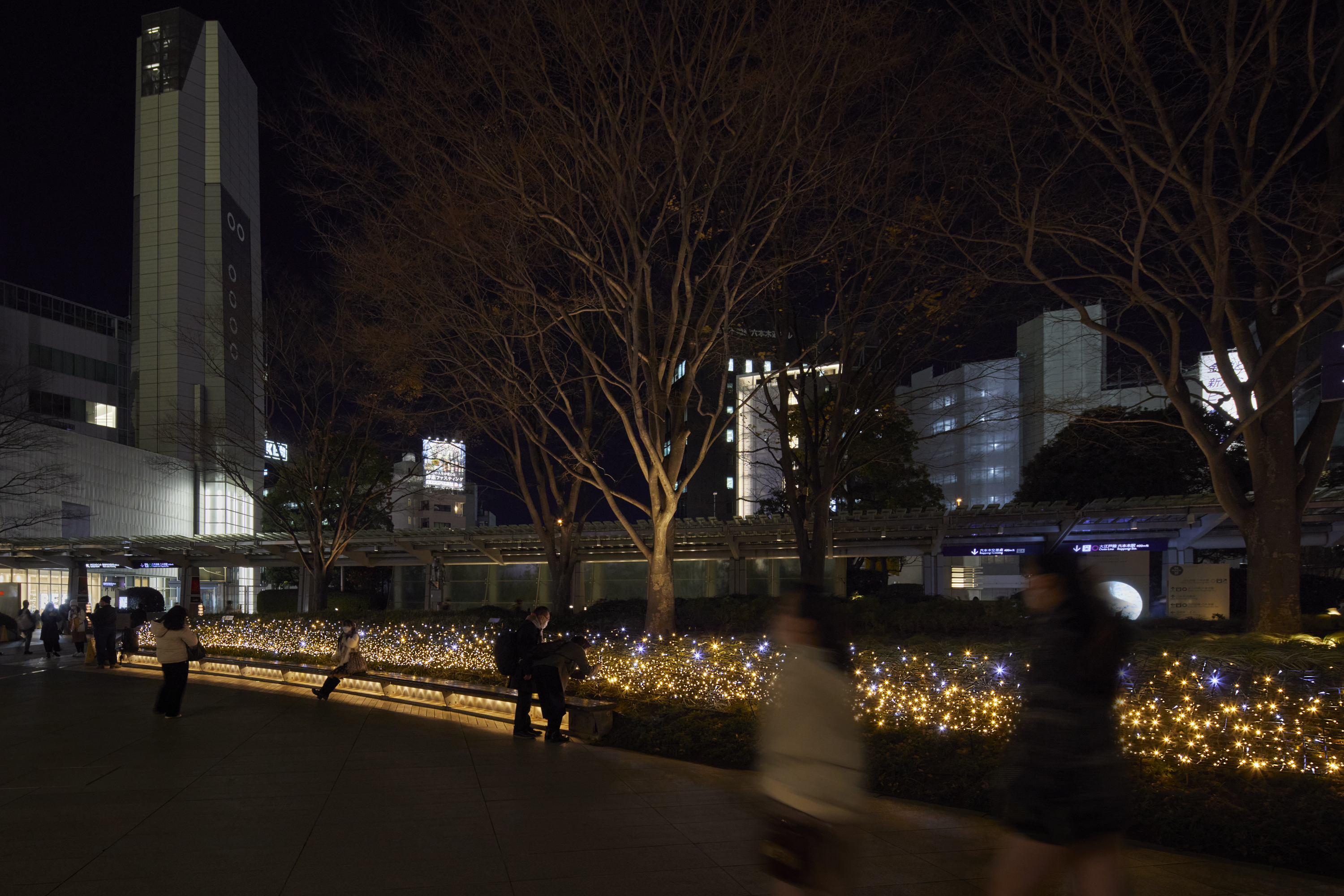 六本木ヒルズクリスマス2022　66プラザイルミネーション