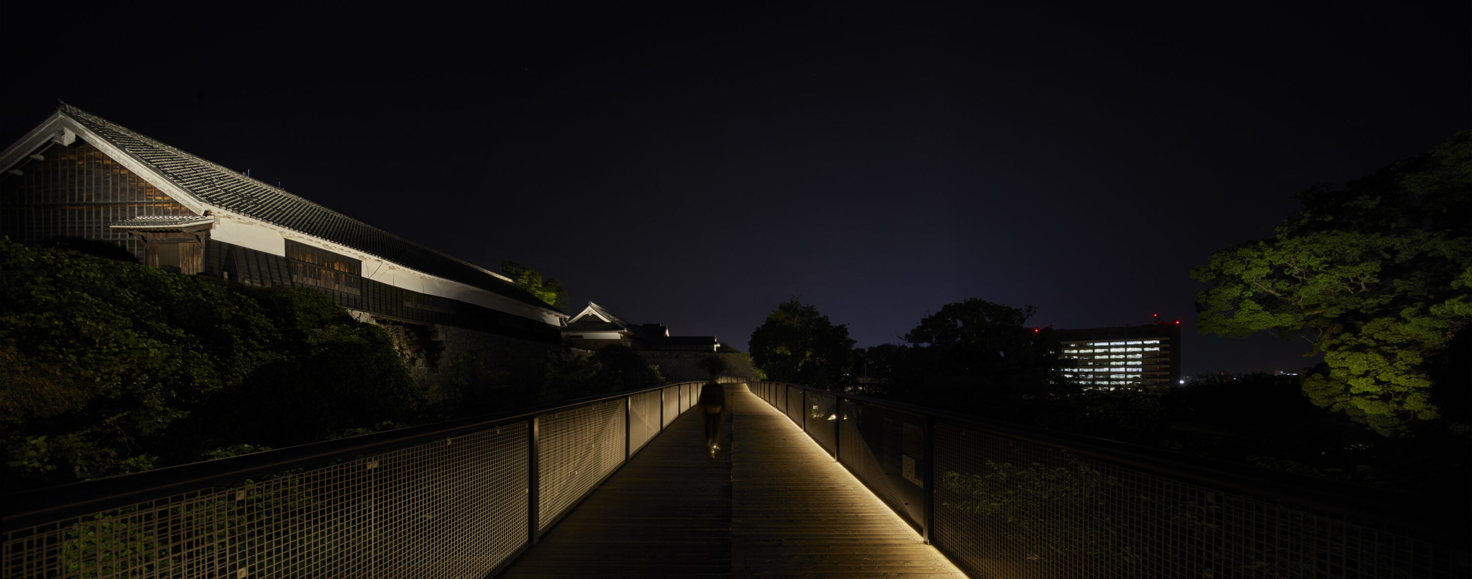 熊本城特別見学通路周辺屋外照明設備改修工事