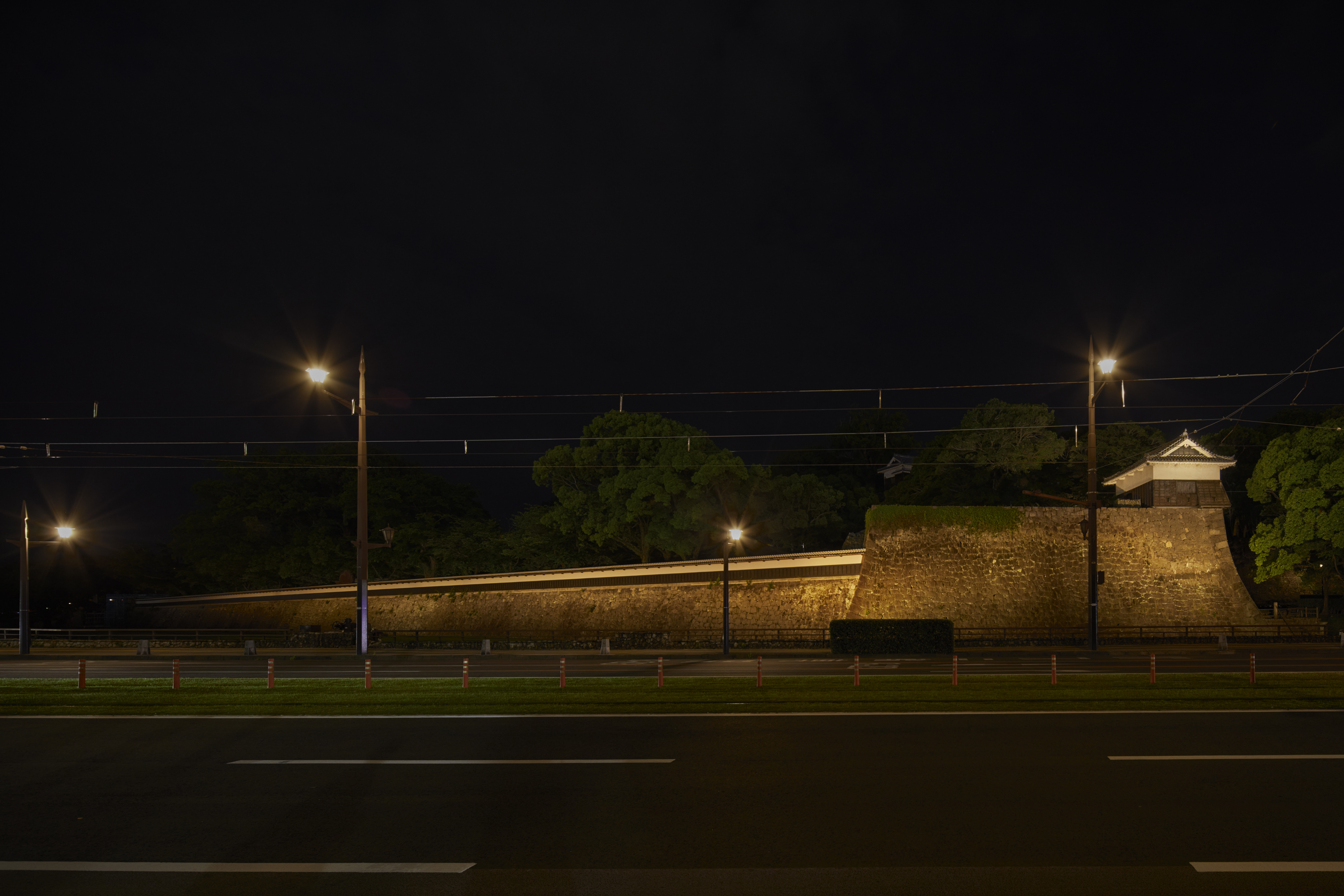 熊本城長塀屋外照明設備改修工事