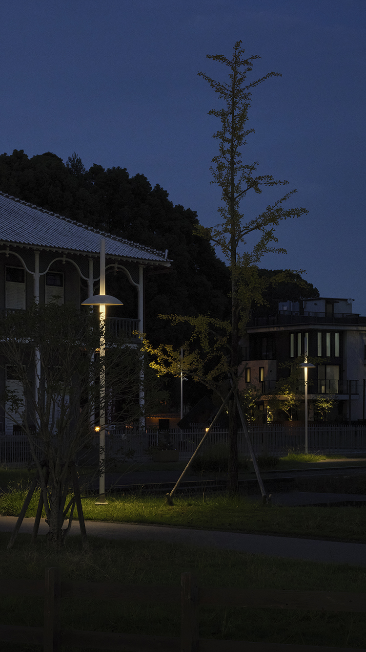 水前寺江津湖公園照明改修工事